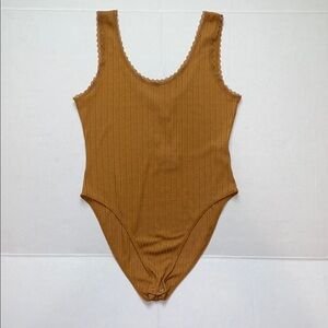 NWT Forever21 Knit Bodysuit In Maple